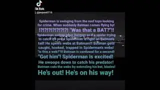 Batman Meets Spiderman MetaAi from my idea