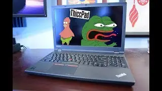 Replacing My Laptop's Boot Logo With Memes (Thinkpad W541)