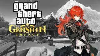 Grand Theft Auto Loading Screen GENSHIN IMPACT