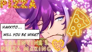 LET'S MAKE A VALENTINE'S PIZZA!!! (HANDCAM)