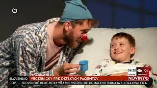 Klaunské večerníčky v Ranných novinách TV JOJ