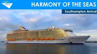 HARMONY OF THE SEAS Maiden Arrival In Southampton (17/05/2016)