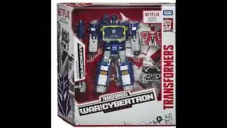Transformers NEW NETFLIX EARTHRISE Soundwave and Optimus Prime