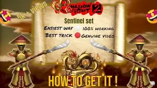 Shadow fight 2 how to get the Sentinal set 🤩 | 100% real | VOLT GAMING