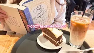 ♡Cozy Reading Vlog: living alone diaries | annotating, book shopings, book review♡