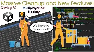 MASSIVE Cleanup and NEW Features - Devlog #2 | Creating a Air Hockey Game | Random Ideation Studios