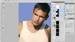 Man's retouch 6 -Linking Layers and Duplicating a mask
