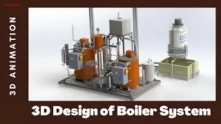 Boiler Animation | Fluid Flow Animation | Solidworks Composer