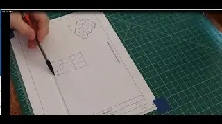 Manual Drafting: Create 2D Views from an Isometric Drawing