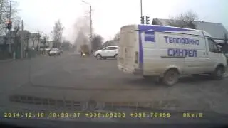 Загорелась Газель в Конаково