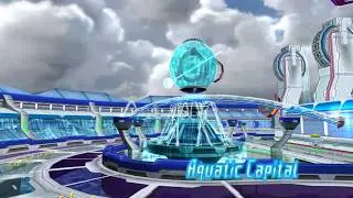 Sonic Riders Zero Gravity - Aquatic Capital - Rouge [4K 60 FPS]