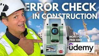 2-Face Method Every Site Engineer Must Know❗️Total Station Error Check in Construction 🏗️