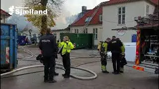 Brand i Allerslev Gl. Skole ved Lejre