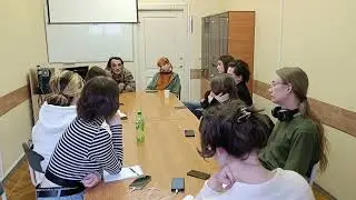 Творческая встреча с писателем Олегом Черняевым в РХГА, Санкт-Петербург. 23.04.2024