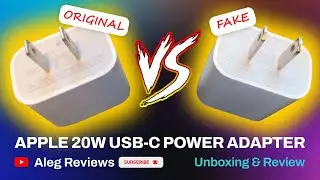 Original vs Fake - Apple 20W USB-C Power Adapter 