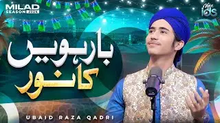 New Rabi Ul Awal Naat 2024 - Barwein Ka Noor Dil Pe Chah Gaya - Ubaid Raza Qadri