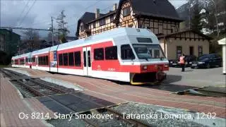 Vlaky Starý Smokovec 15.4.2017
