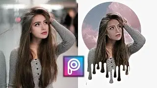 Edit Foto Dripping Effect Editing ll  Tutorial Picsart