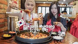 [#PlayKoreanFood_Season3]_Mukbang Ayam dan Gurita Pedas Korea (Dakgalbi Mukbang) Sampai 3 Ronde!!