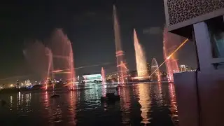 Light Show at Dubai Festival City