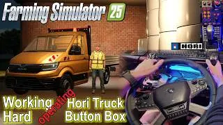 Cool Mods, Operating button box & HORI Truck Gameplay|PXN|Farming Simulator 25|