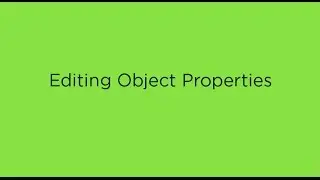 64   Editing object properties