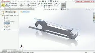 #SOLIDWORKS TUTORIAL   3D WRENCH#