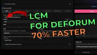 Lcm Sampler For Deforum | Stable Diffusion WebUI