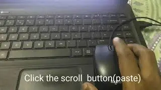 Easy and fast the copy & paste using mouse || mouse tricks || mouse scroll button click