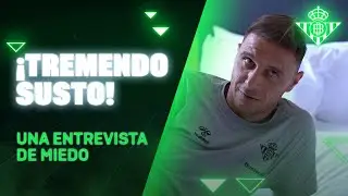 1, 2, 3, toca la pared... | El susto que se llevó JOAQUÍN en su habitación 👻🖼🤣 | Real BETIS Balompié