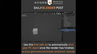 Blender Auto-Shutdown after Render!