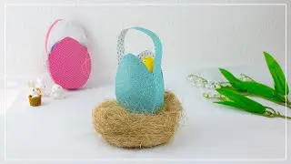 Make a DIY Easter basket out of paper | simply & fast