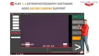 PLAY 1.1 astrophotography software adds ASCOM camera support