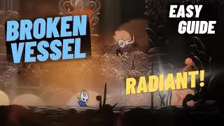 Broken Vessel Radiant! ( No Hit ) Easy Guide! | Hollow Knight | Read the description! / Mango!