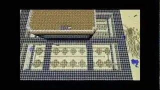 Minecraft Technic Pack Factory on stilts