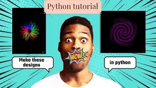 Make amazing designs in python🔥/tutorial.python