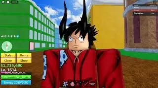 Becoming Monkey D Luffy in Roblox Blox Fruits