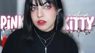 PINK KITTY MAKEUP/ COMO FAZER UMA MAQUIAGEM ESTILOSA DE UMA MANEIRA FÁCIL/EASY STYLE MAKEUP