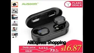 Топовые беспроводные мини наушники TW01 от AUSDOM с Аliexpress, Яндекс маркет.