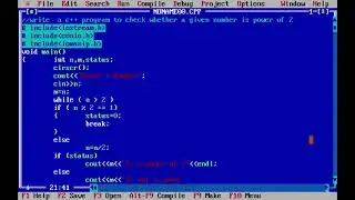 C++ Program to check whether a given number is power of 2