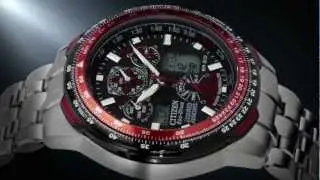 Discover the CITIZEN Eco-Drive Red Arrows Skyhawk A.T