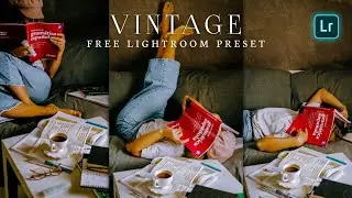 VINTAGE EFFECT Free Lightroom Preset | Lightroom Mobile Presets Free | GC Creation 2024