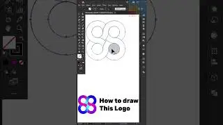 How To draw Circle logo design in Illustrator - tutorial