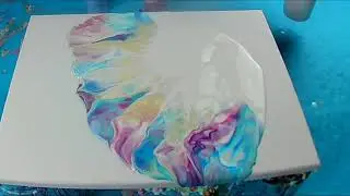 (Fluid299) Only paint, water and hair dryer