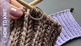 💫✨ Текстурная Резинка по Кругу! | Textured Elastic Band in the Round! ✨💫