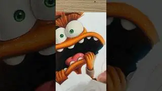 Anxiety😥🧡 #shorts #insideout2 #anxiety #art