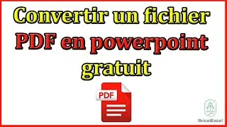 Comment convertir un fichier pdf en powerpoint gratuit