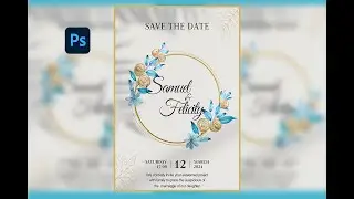 How to Design Unique Wedding Invitations | Photoshop Tutorial