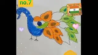 12  easy Independence 🇮🇳 day drawing idea | tricolour idea#youtubevideo #drawing