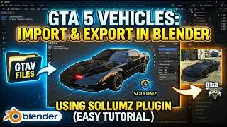 Import/Export GTA5 vehicles in Blender with sollumz